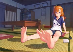 anime girl feet