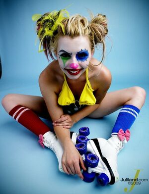 sexy clown girl